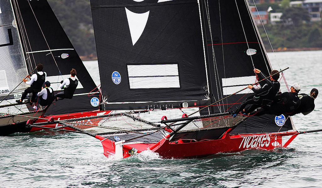 Panasonic Lumix and Noakesailing, both teams finished in the top - 18ft Skiffs - Spring Championship 2017 © 18footers.com